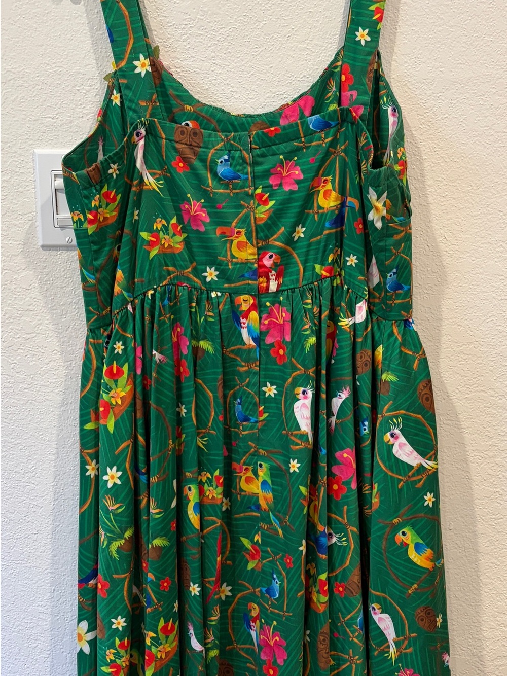 Disney Parks The Dress Shop Enchanted Tiki Room swing dress 2018 - Picture 7 of 14